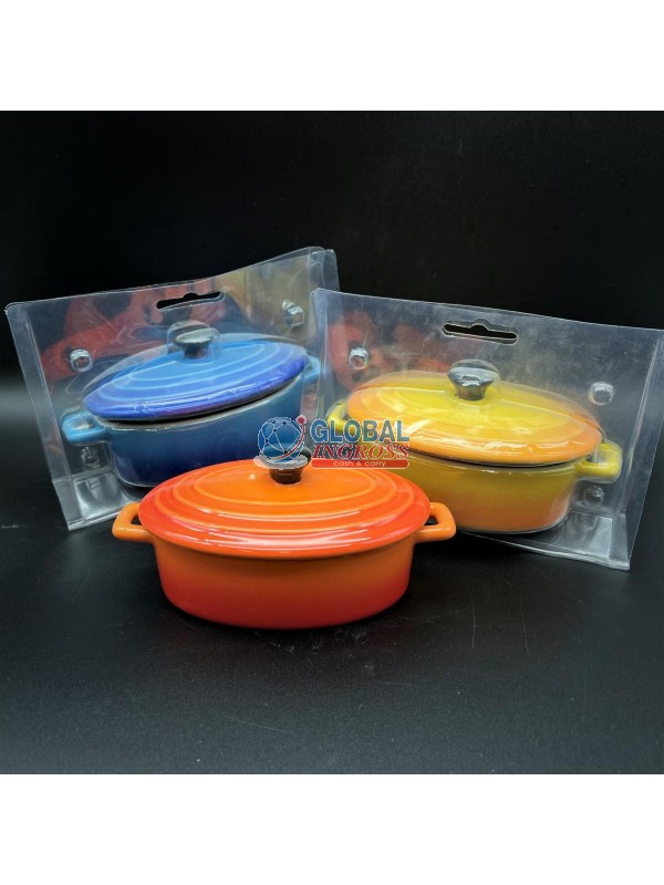 PENTOLA OVALE C/MANICI MONOPORZIONE