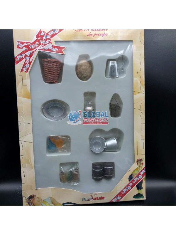 SET 15 ACCESSORI PRESEPE