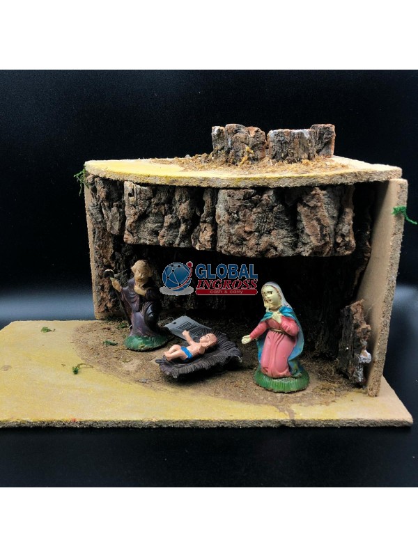 CAPANNA C/PERSONAGGI CM.33X18X23