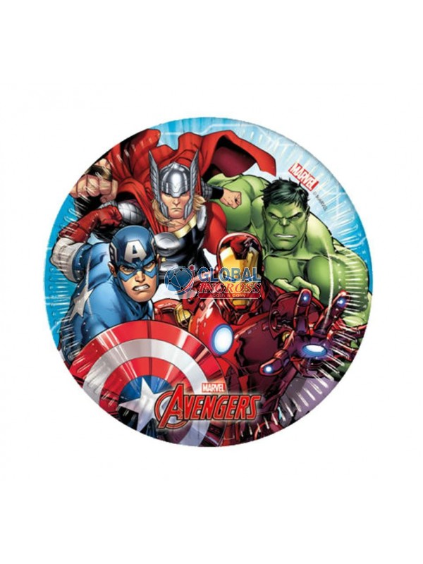 PIATTI AVENGERS MIGHTY 8pz
