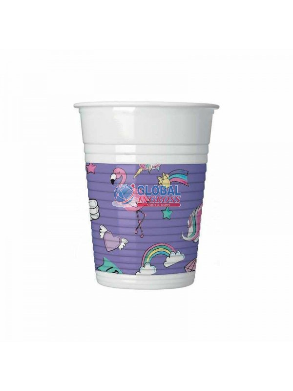 BICCHIERI MINNIE UNICORN 8pz