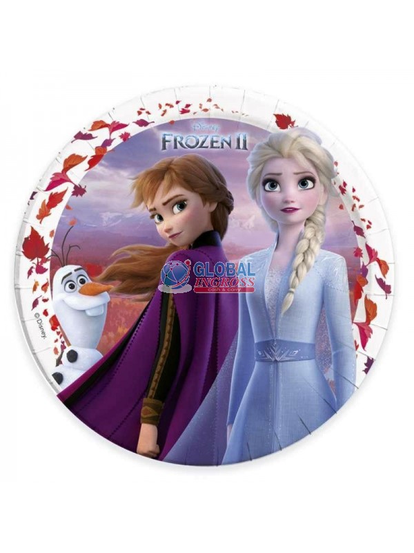 PIATTI FROZEN II 23cm 8pz