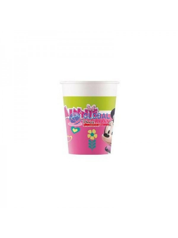 BICCHIERI MINNIE HAPPY 8pz CARTA.