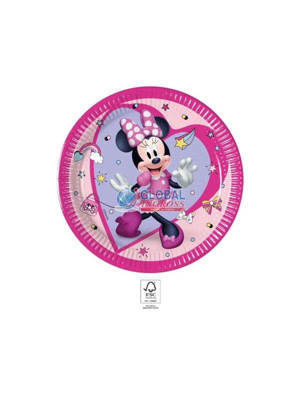 PIATTI MINNIE JUNIOR 20cm 8pz