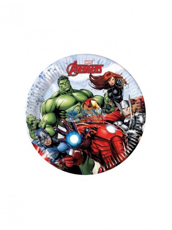 PIATTI AVENGERS INFINITY 20cm 8pz