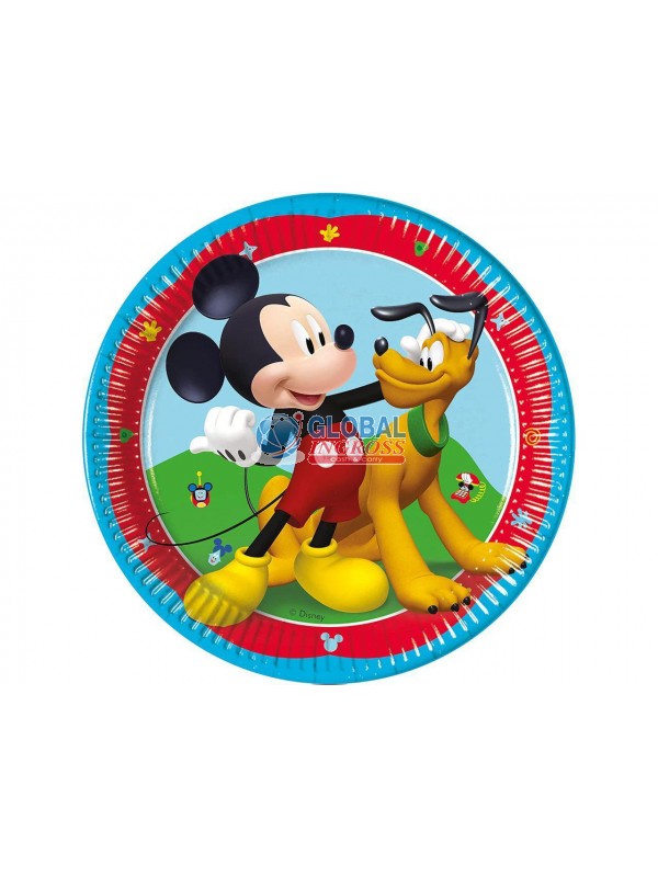 PIATTI MICKEY ROCK THE HOUSE 20cm 8pz