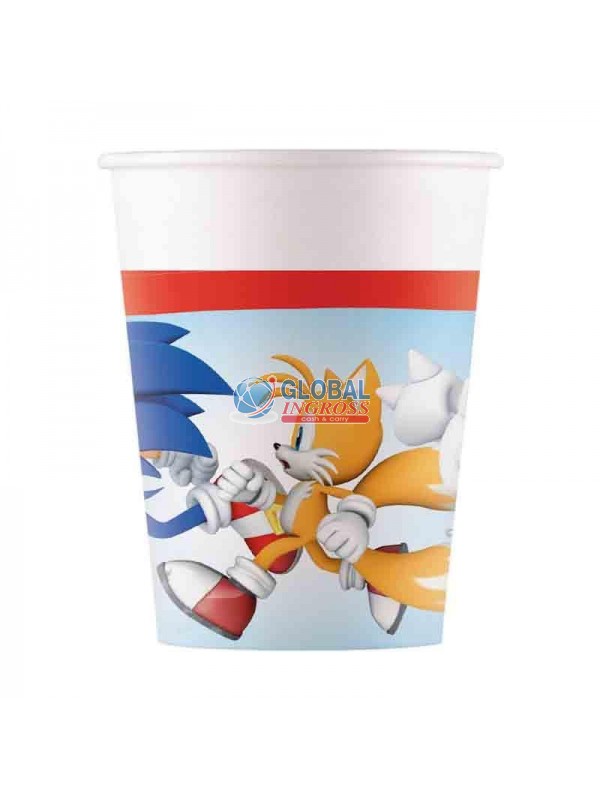 BICCHIERI SONIC 8pz CARTA