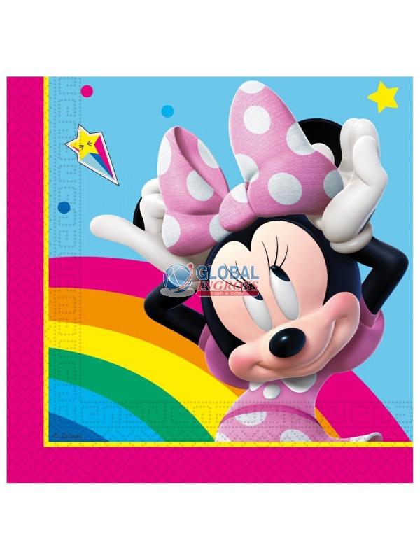 TOVAGLIOLI MINNIE RAINBOW MAKE ME SMILE 20pz 33x33