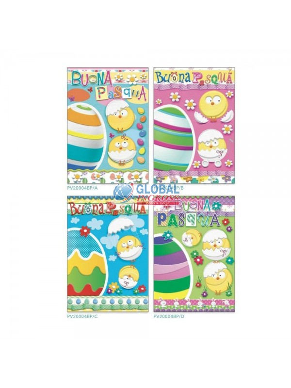 BIGLIETTO PASQUA PULCINI