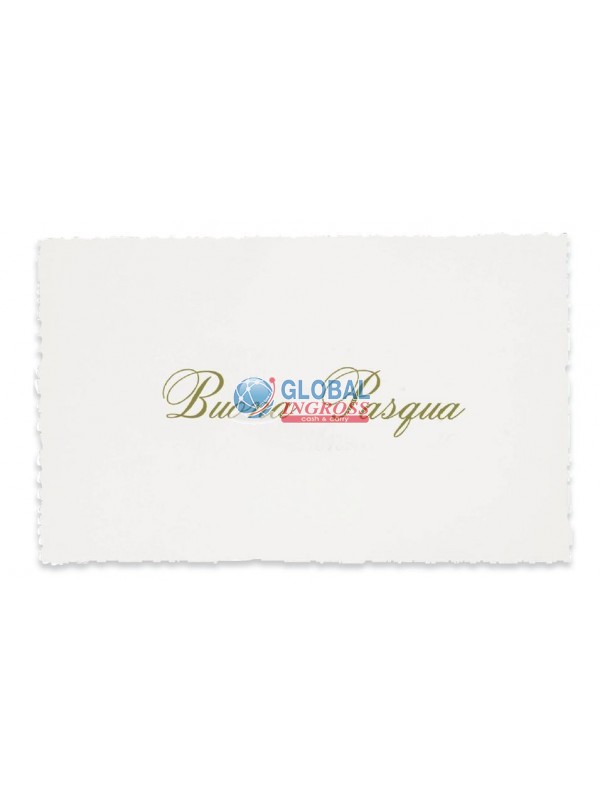 BIGLIETTO PASQUA BIANCOTESTO ORO