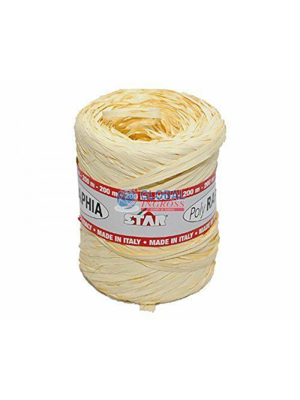 POLYRAFIA NATURALE CHIARO 200mt col.25