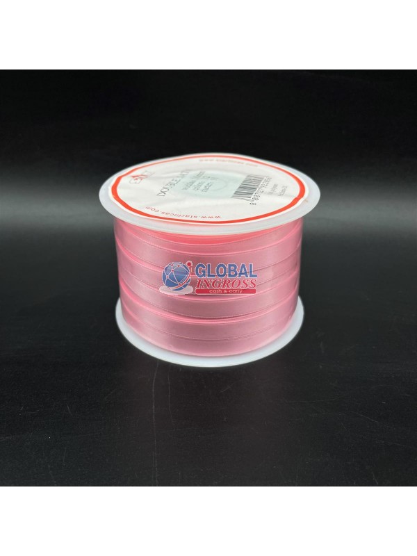 NASTRO RASO 10mm ROSA 1mt