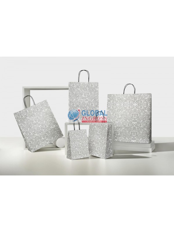 SHOPPER DAMASCO GRIGIO 22x29 ref.125.