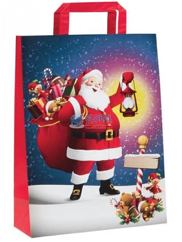 SHOPPER NATALE BABBO 22+10x29 ref.291