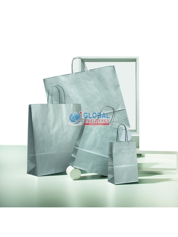SHOPPER ARGENTO 27x37