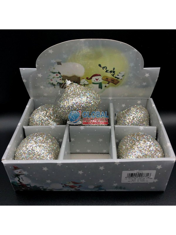 6 CIPOLLE GLITT. CHAMPAGNE DIAM.8