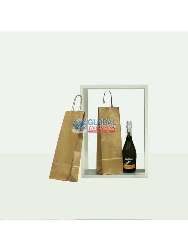 SHOPPER ORO 14x39 P/BOTTIGLIA