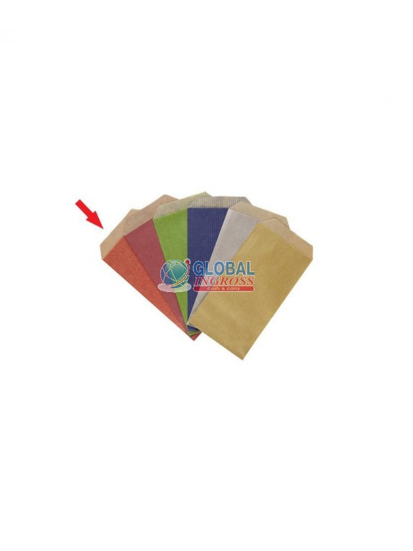 BUSTA KRAFT 10x18 ROSSA- INTERNO AVANA