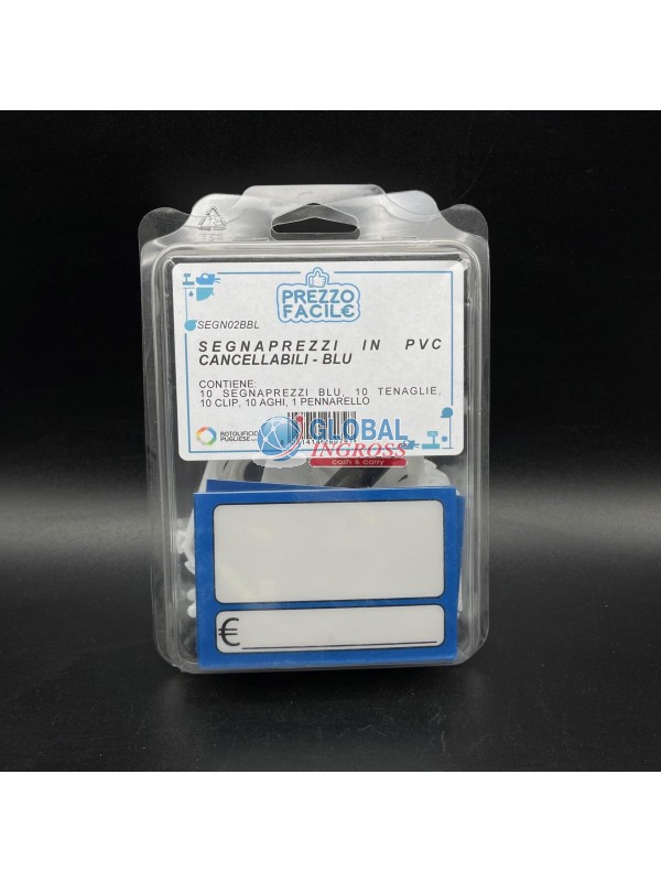 SET SEGNAPREZZI BLU