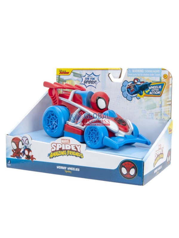 SPIDERMAN SPIDEY VEICOLO RETROCARICA 19cm