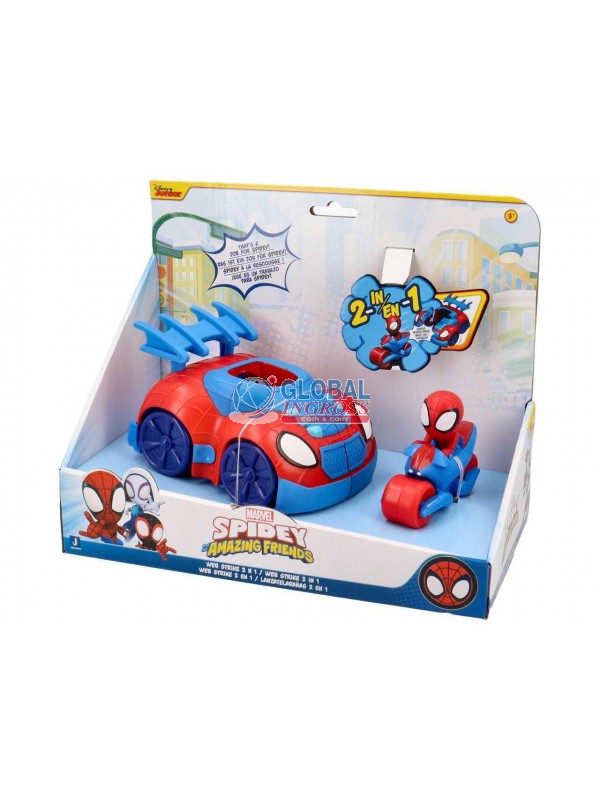 SPIDERMAN SPIDEY VEICOLO 2in1