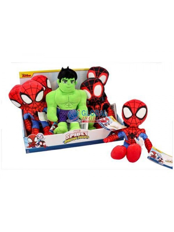 PELUCHE SPIDERMAN SPIDEY 20cm ASS.