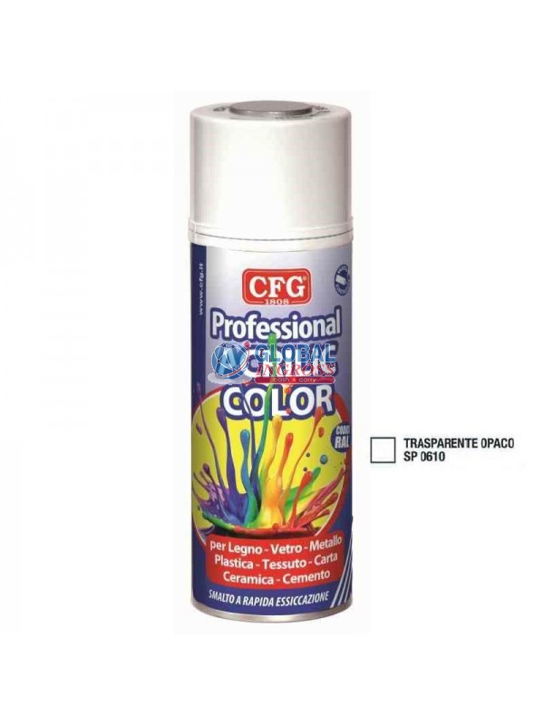 SPRAY ACRILICO 400ml TRASPARENTE OPACO