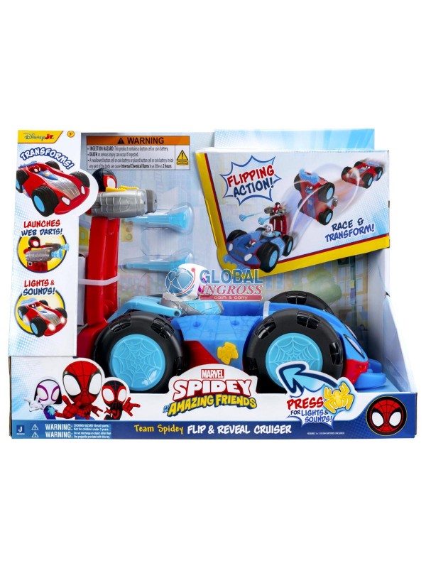 SPIDERMAN SPIDEY VEICOLO RIBALTABILE