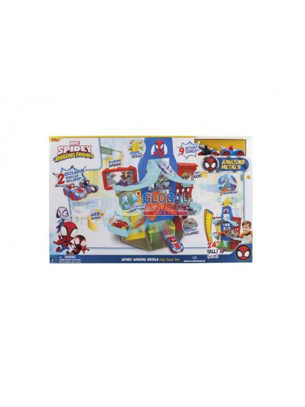 SPIDERMAN SPIDEY CITY PLAYSET C/2 VEICOLI