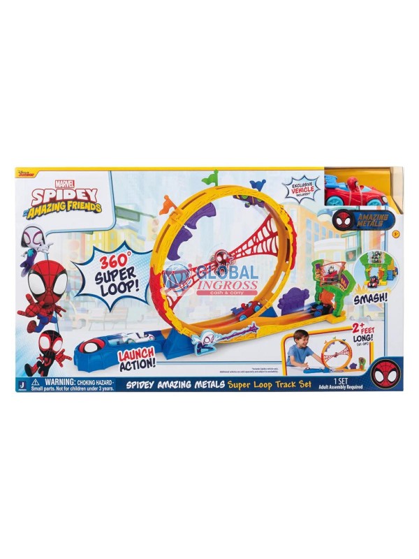 SPIDERMAN SPIDEY PISTA SUPER LOOP C/AUTO