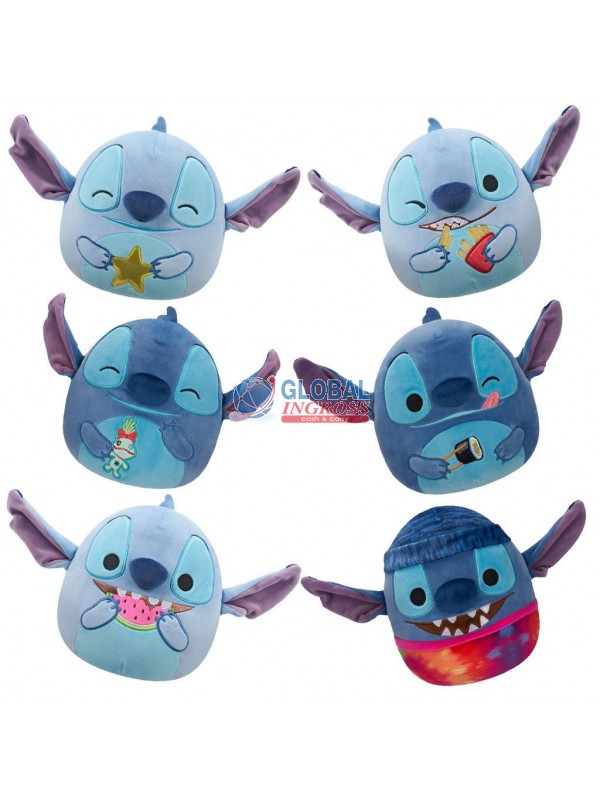 SQUISHMALLOWS PELUCHE STITCH 25cm ASS.2