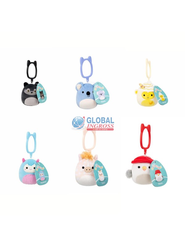 SQUISHMALLOWS PELUCHE CLIP ON 10cm ASS.2
