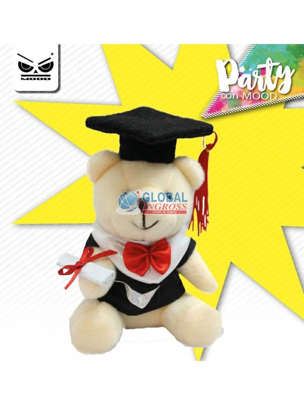 PELUCHE ORSETTO LAUREATO 8cm