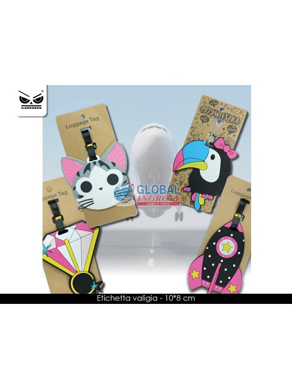 TARGHETTA VALIGIA FUNNY