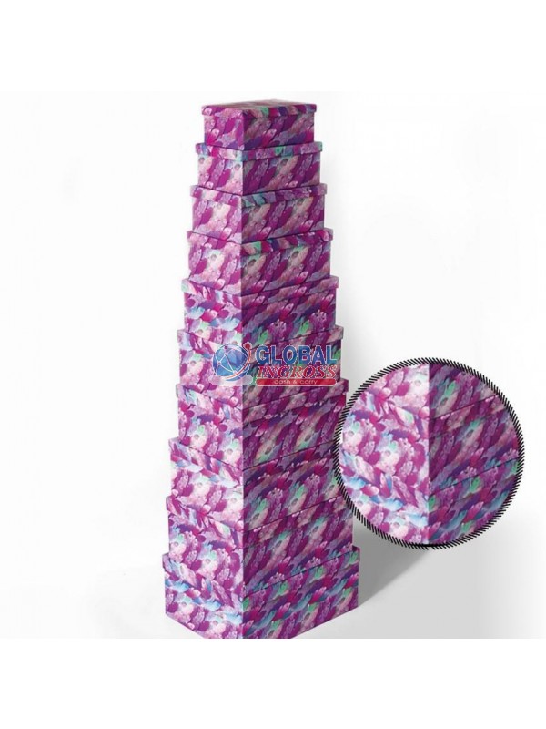 SCATOLA PIUME 28x21x12