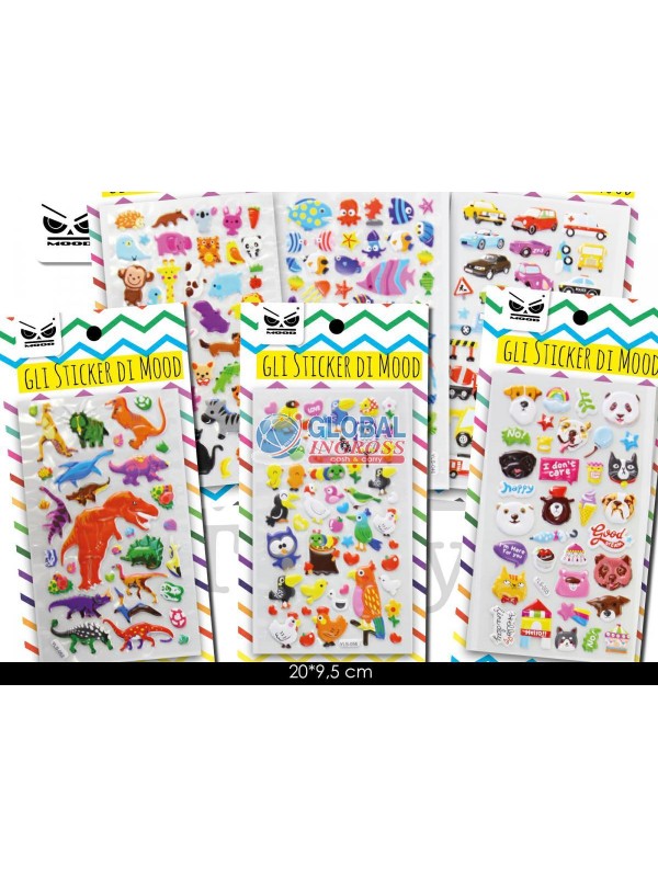 STICKERS 48pz 20x9cm