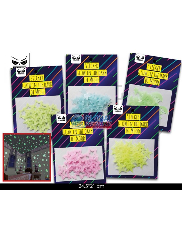 STELLE FLUORESCENTI GLOW IN THE DARK