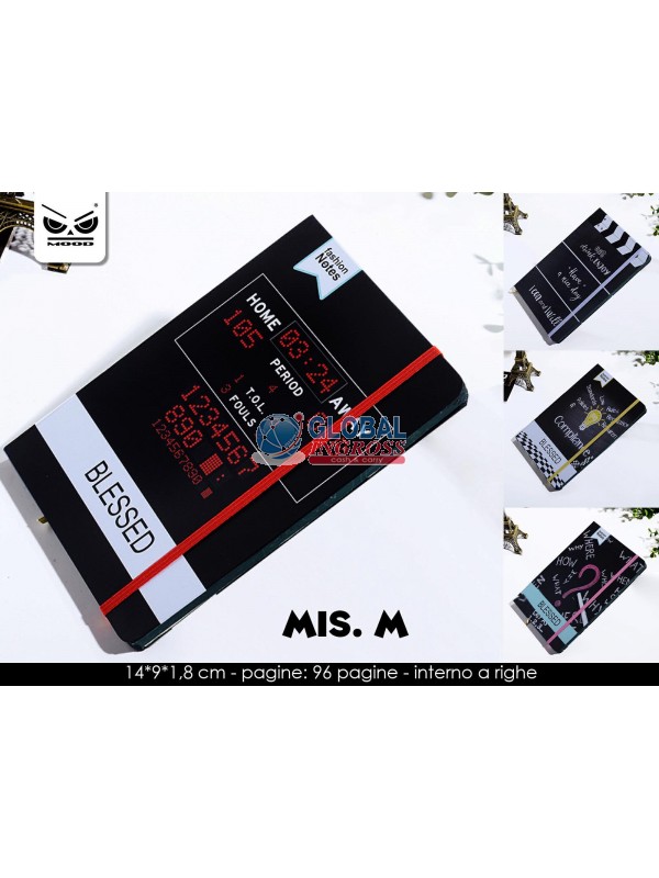 TACCUINO BLACK mis.M