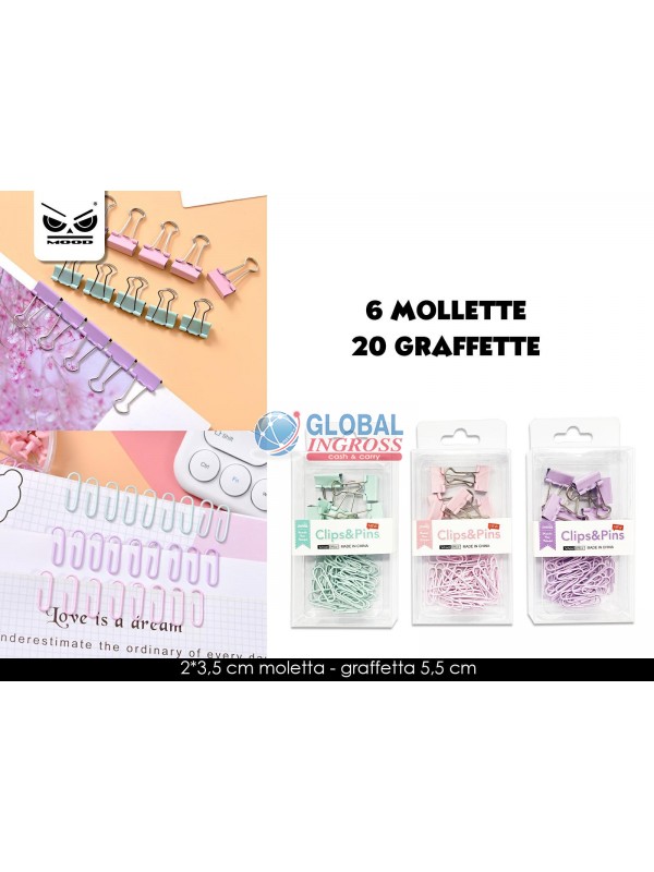 SET 6 MOLLETTE E 20 GRAFFETTE
