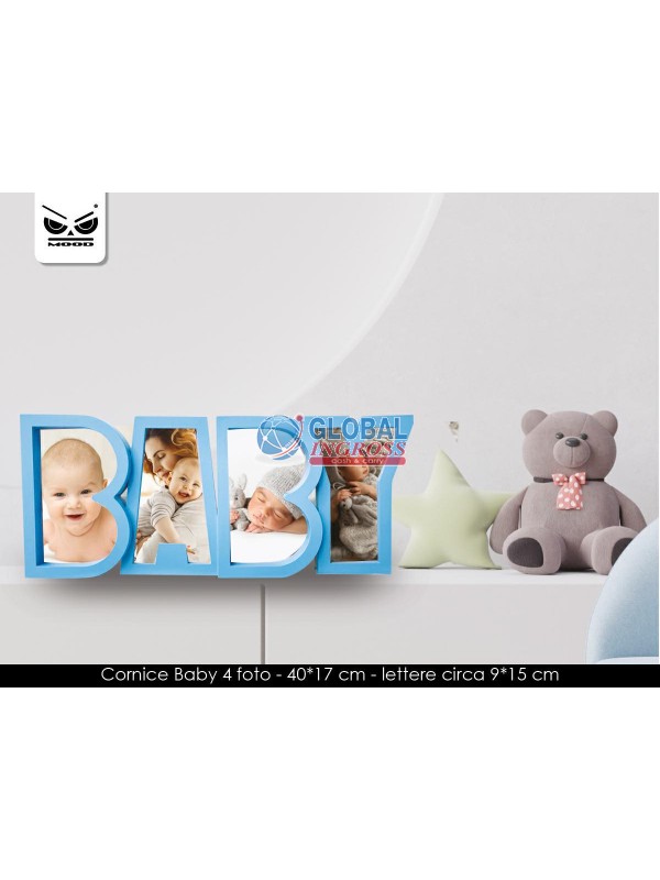 CORNICE BABY AZZURRA 4 FOTO