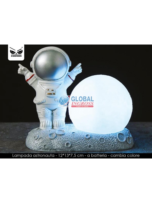 LAMPADA CON ASTRONAUTA