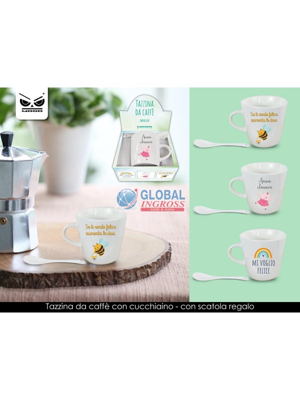 TAZZINA CAFFE' ESPRESSOC/CUCCHIAINO
