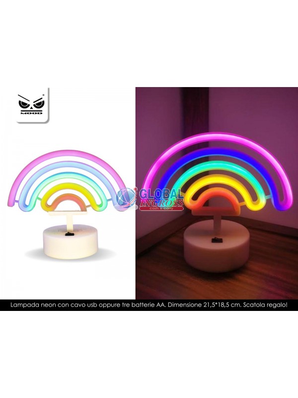 LAMPADA STAND ARCOBALENO LED RAINBOW
