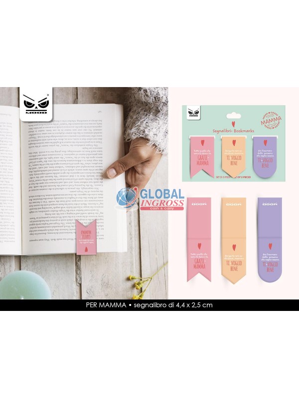 SEGNALIBRO MAMMA MAGNETICO 3pz