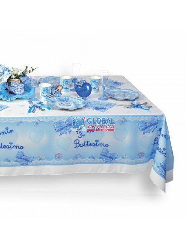 TOVAGLIA BATTESIMO CELESTE 1,4x2,4mt