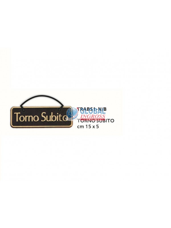 TARGHETTA TORNO SUBITO ABS