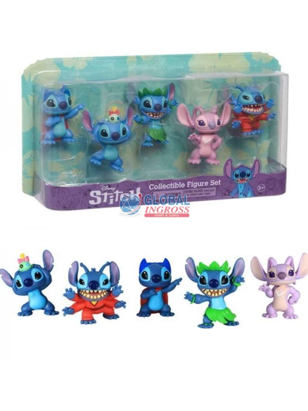 STITCH 5 MINI PERSONAGGI 7cm