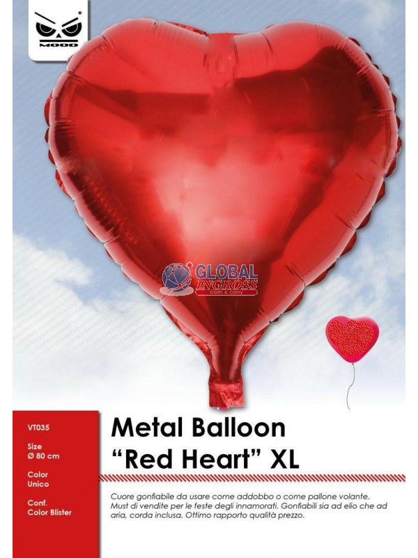 MYLAR CUORE ROSSO XL