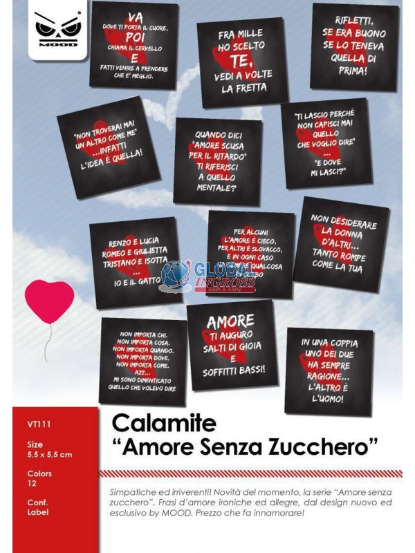 CALAMITA "AMORE SENZA ZUCCHERO"
