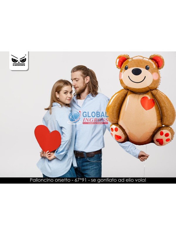 MYLAR BALLOON ORSETTO LOVE